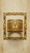 Pharaoh Gold Cuff Bracelet