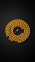 Sun Disc Gold misbaha with Gilded Accents
