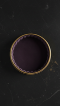 Velvet-Wrapped Decorative Tray Luxe Brass