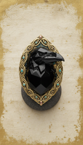 Obsidian Black Amulet Pendant