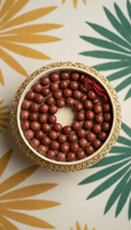 Earthy Walnut 99-Bead Misbaha Decorative Box