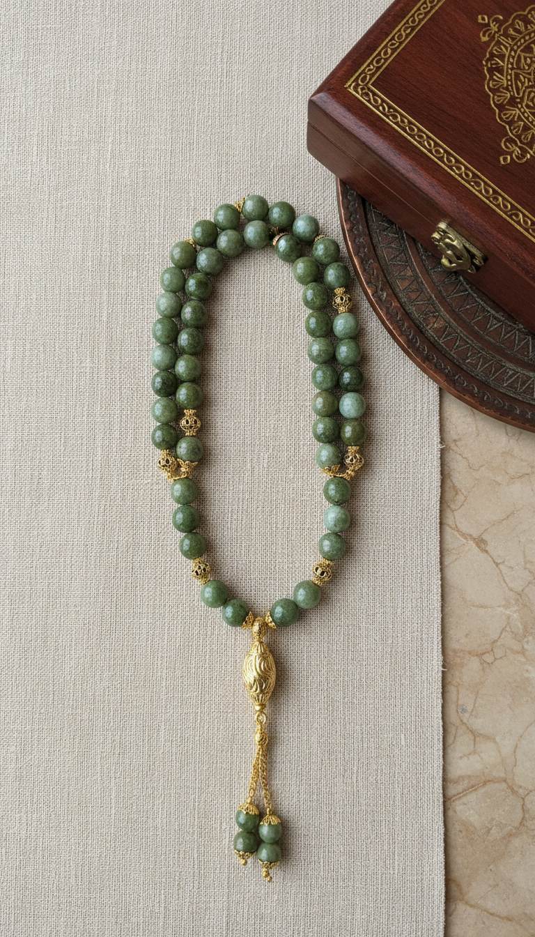 Nile Jade 99-bead Gemstone Misbaha