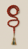 Carnelian Stone Misbaha 33 Beads