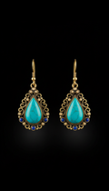 Sacred Turquoise Drop Earrings