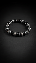 Onyx and Hematite Prayer Beads