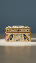 Hieroglyph Marble Trinket Box