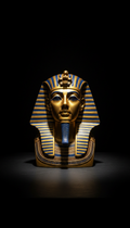 Pharaoh's Mask Collectible Decor Bust