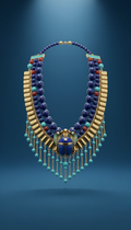 Opulence Necklace With Glass Beads