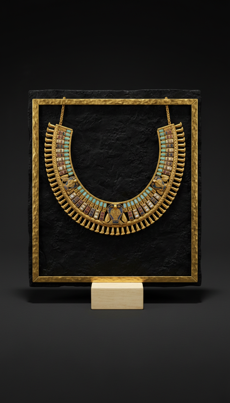 Tutankhamun Gold Collar Necklace