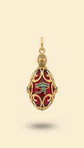 Sands of Luxor Carmine Bead Pendant