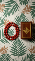 Cinnabar Red Gemstone Misbaha